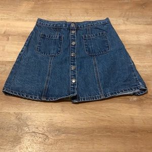 jean skirt